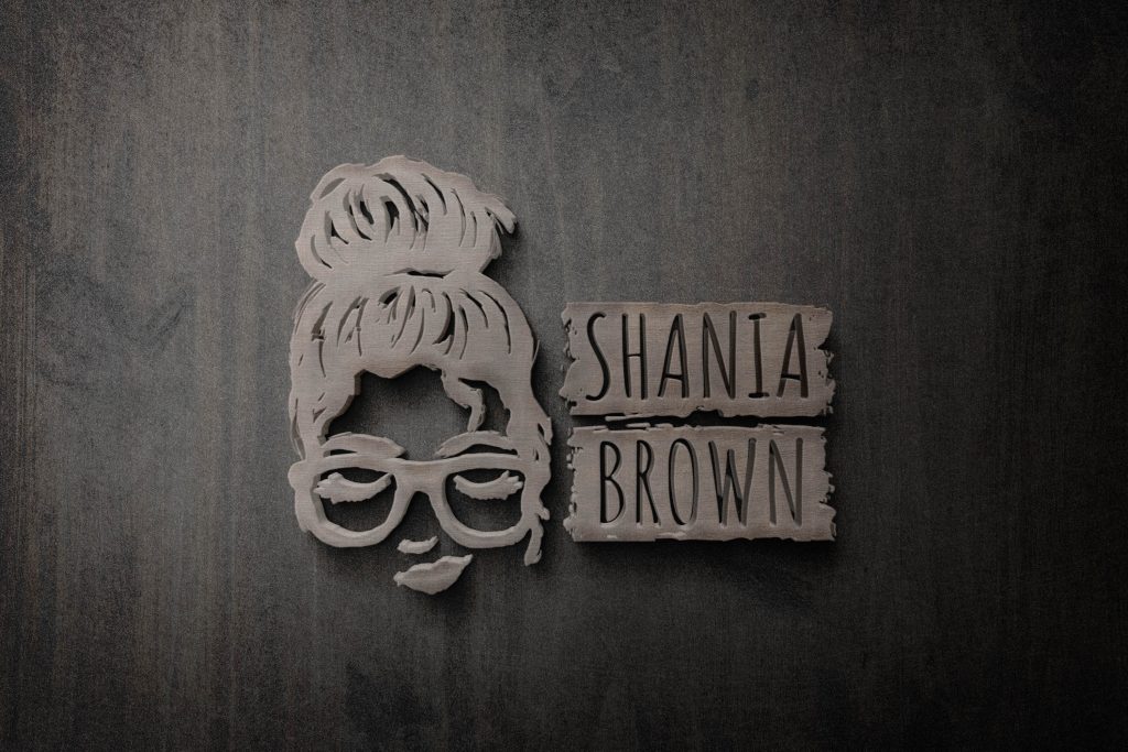 3D sign of Shania Brown logo